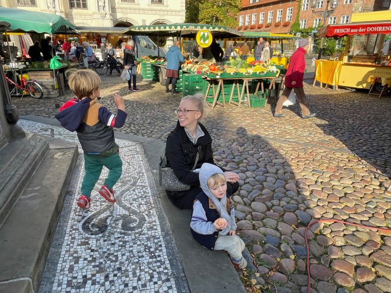 Elizabeth Ruane enjoyed living for a few months with her family in Lüneburg, Germany, where life revolved around the central market square.