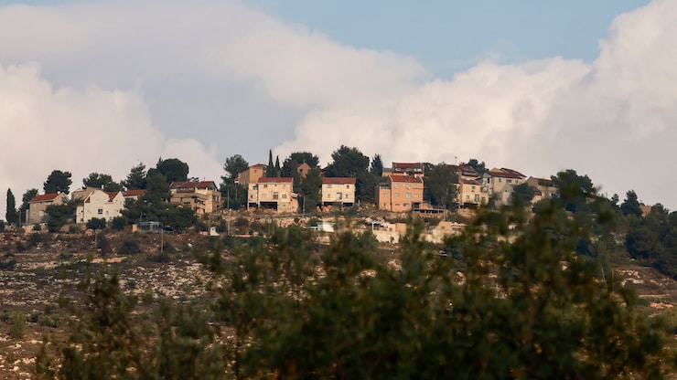 A general view of the Israeli settlement of Alon Moreh, east of the city of Nablus, in the occupied West Bank is shown on Saturday. 