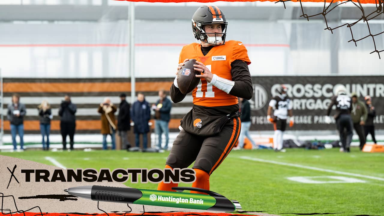 Browns elevate TE Sal Cannella and QB Bailey Zappe