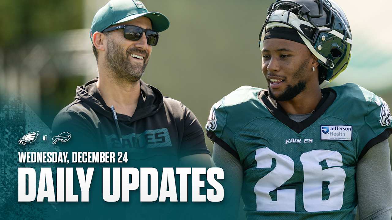 Saquon Barkley calls Nick Sirianni the best coach in the NFL | Eagles at Bills Daily Updates
