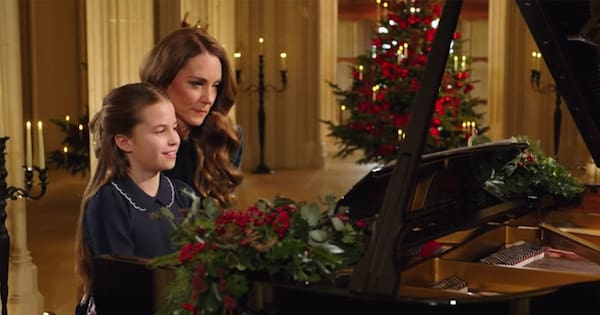 Princess Kate, Charlotte play piano duet to mark Christmas