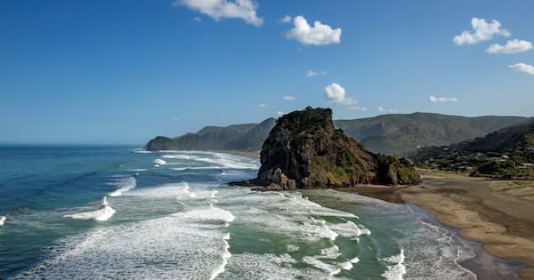 Person dies after being swept away by waves off Piha