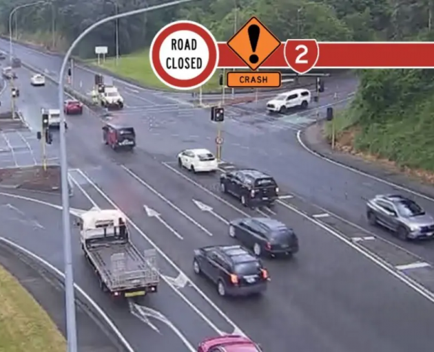 Rutherford Street, between Melling Link and Connolly Street, is closed. Photo: X / NZ Transport...