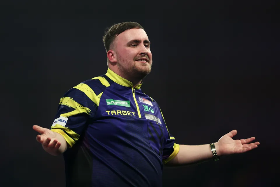 Luke Littler bites back at taunting fans during win over Rob Cross
