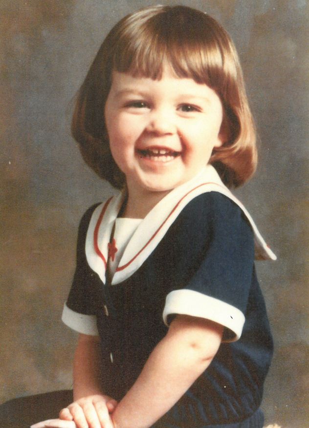 Michelle Newton at age 3.