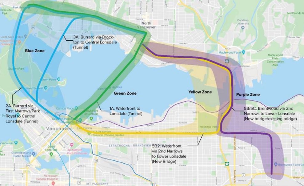 north shore rapid transit study skytrain