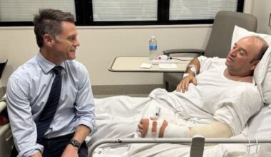 Long road to recovery for Bondi mass-shooting hero