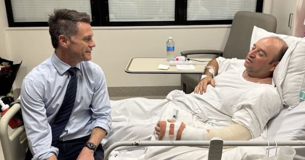 Long road to recovery for Bondi mass-shooting hero