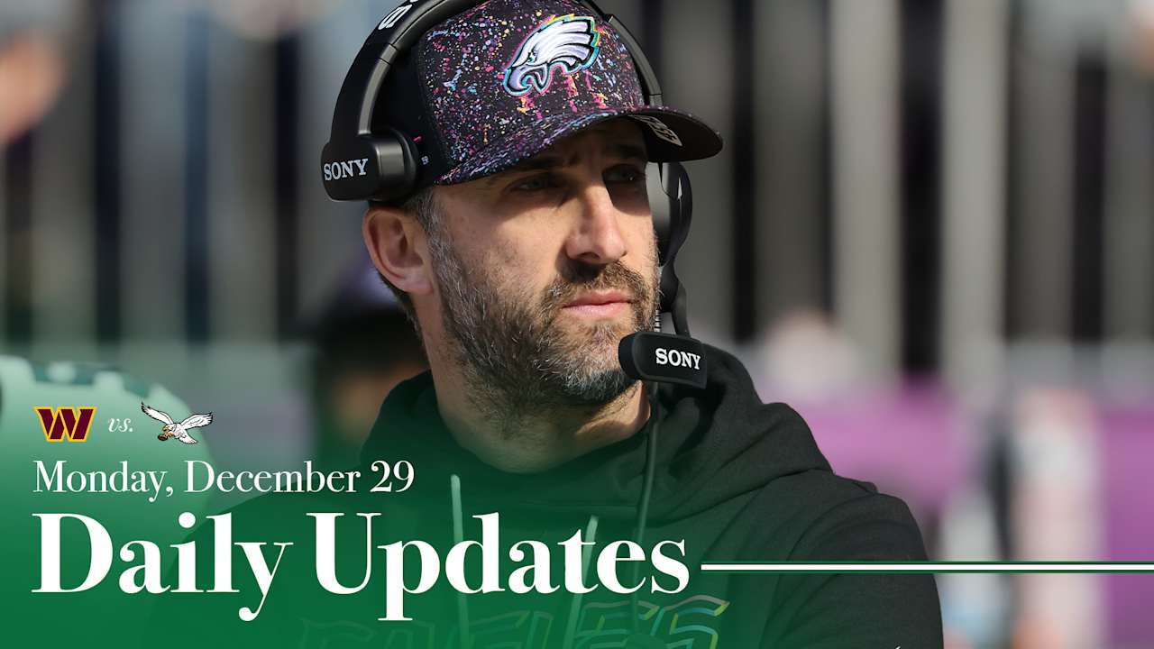 Nick Sirianni on if the Eagles will rest starters in Week 18