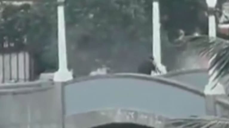 One of the alleged shooters at Sydney's Bondi Beach.