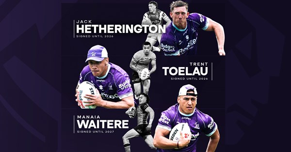 Storm secure trio of signings for 2026