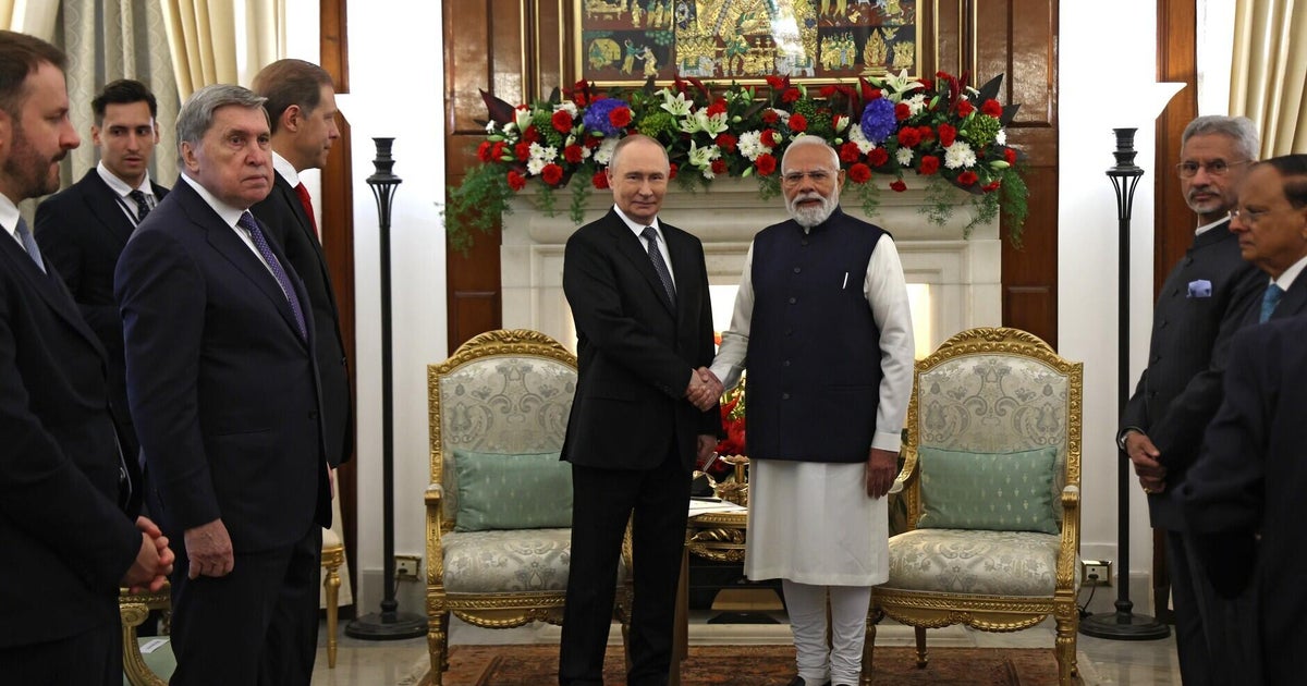 Russian President Vladimir Putin in New Delhi