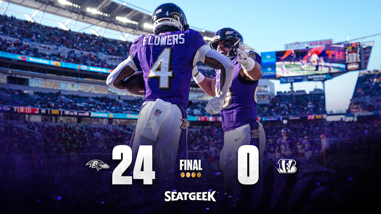 Ravens Shut Out Bengals on the Road