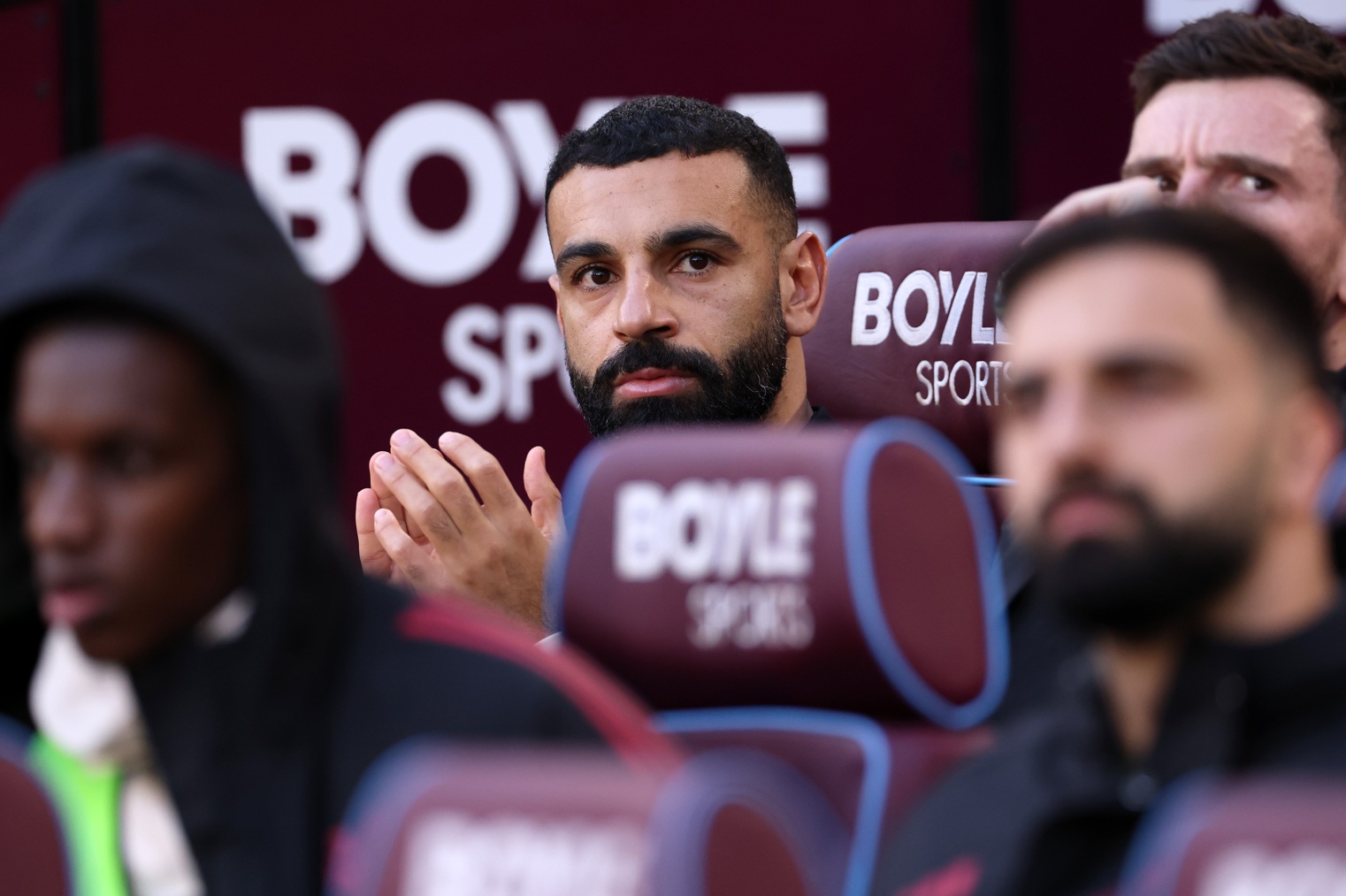 Mo Salah will be on the substitutes' bench once more for Liverpool in their game against Sunderland