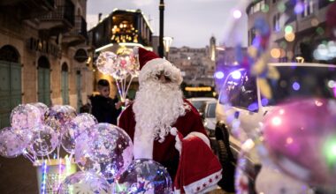 Israeli forces detain Santa Clause in raid on Palestinian Christmas celebration