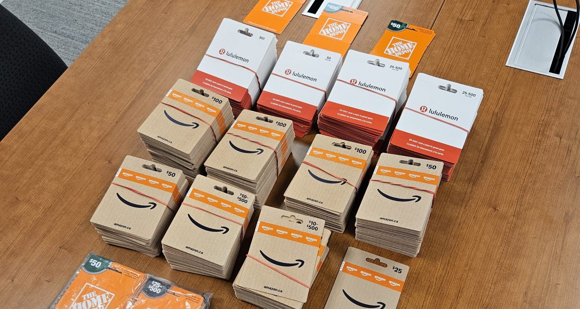 Hundreds of fraudulent gift cards seized in Kitchener