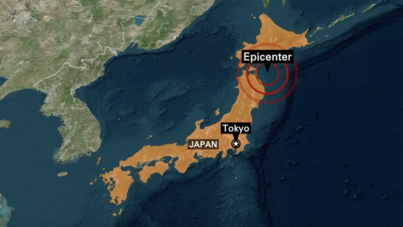 Tsunami warning issued for Japan’s northeastern coast after 7.6-magnitude earthquake