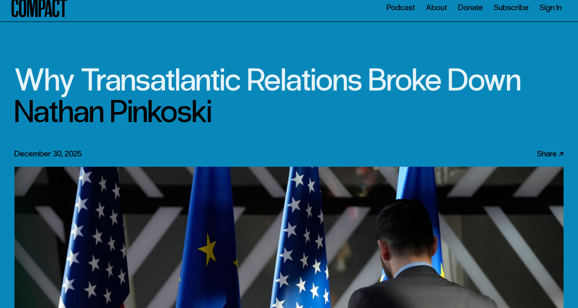Why Transatlantic Relations Broke Down