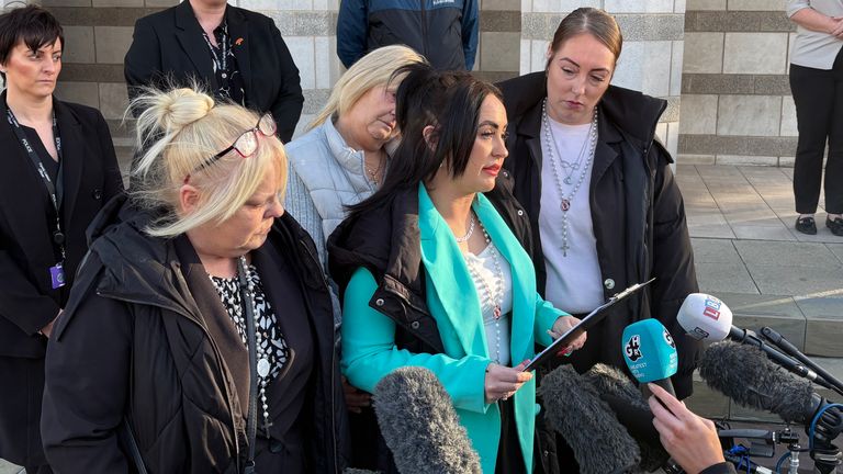 Antonia Gawith outside Doncaster Crown Court. Pic: PA