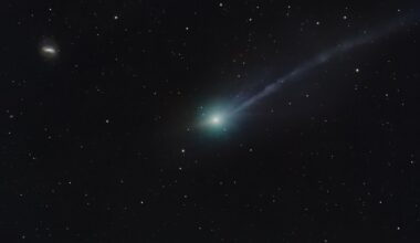 Almost all scientists agree the object is a comet. Pic: Satoru Murata