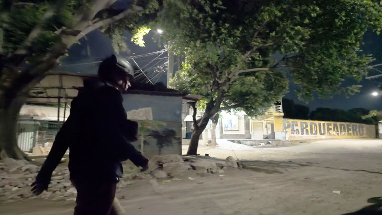 Sky's Stuart Ramsay joined an operation tackling drug gangs