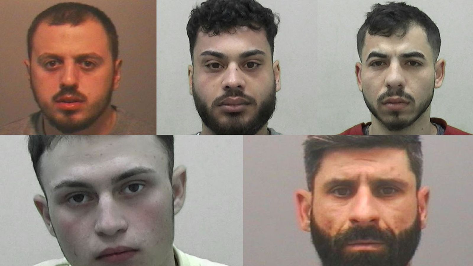 A grooming gang has been jailed for targeting girls in Gateshead. Pic: Northumbria Police/PA