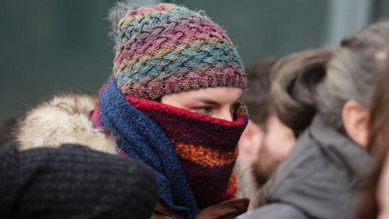 Dr Beth Upton arriving at the tribunal in February. Pic: PA