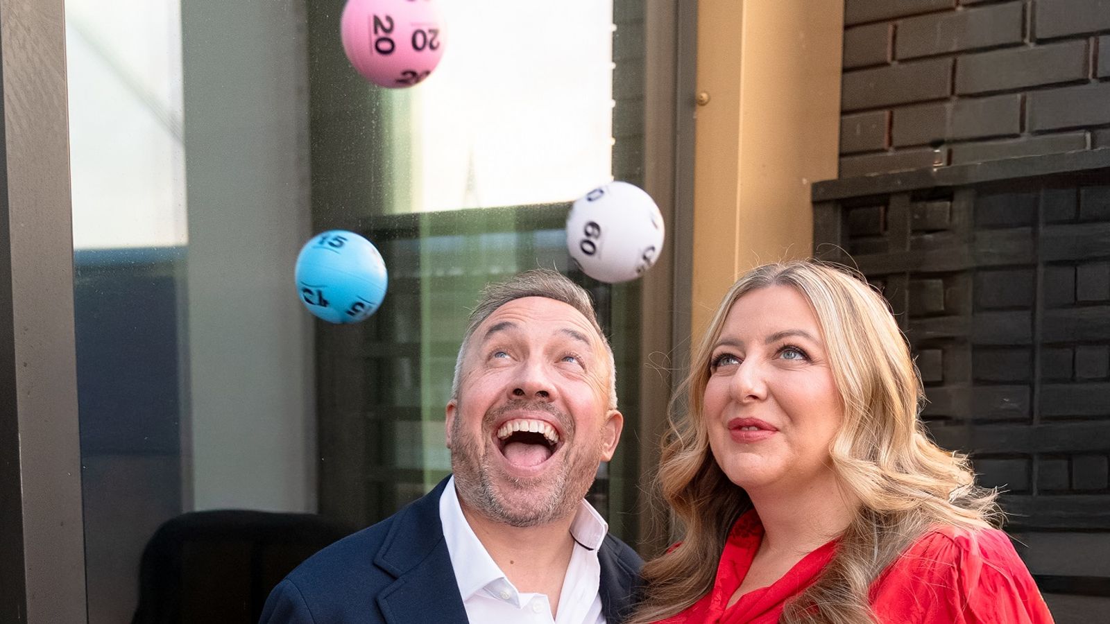 The couple credit the power of positive thinking for their win. Pic: Allwyn