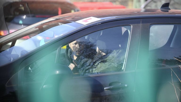 Saadaoui pictured by surveillance with Hussein
