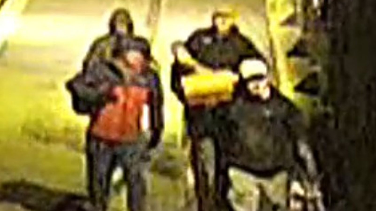 CCTV of men wanted in connection with missing artefacts. Pic: Avon and Somerset Police