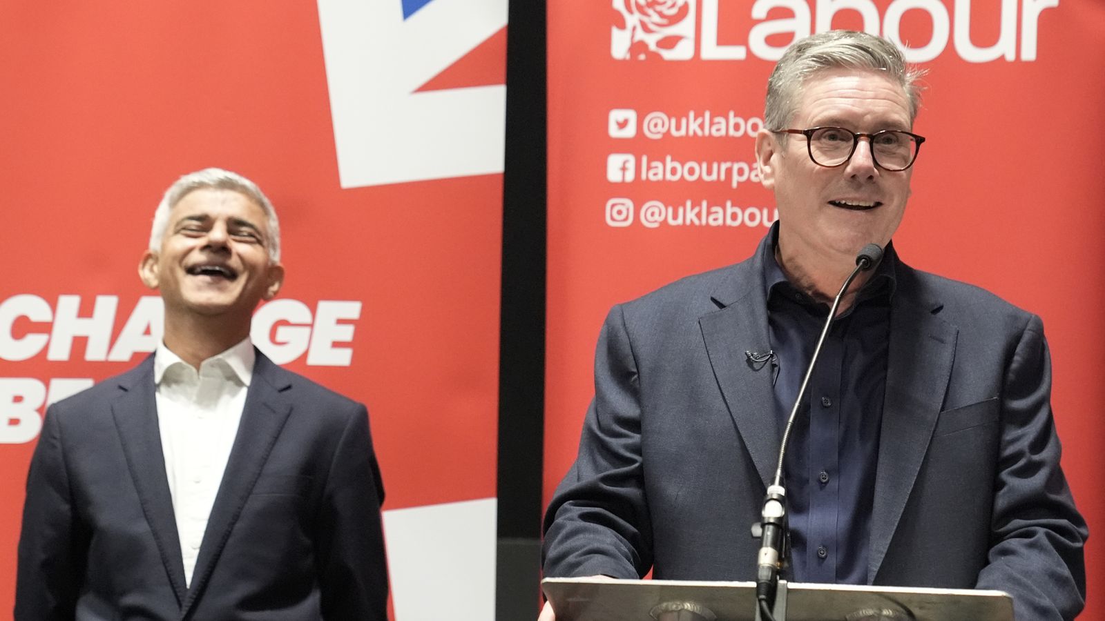 The prime minister and the Mayor of London together at the Labour Party conference last year. Pic: PA