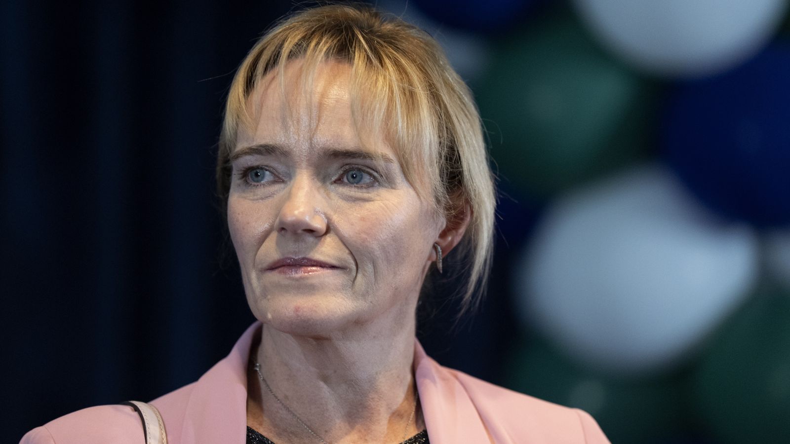 Nurse Sandie Peggie in Dundee on Thursday. Pic: PA