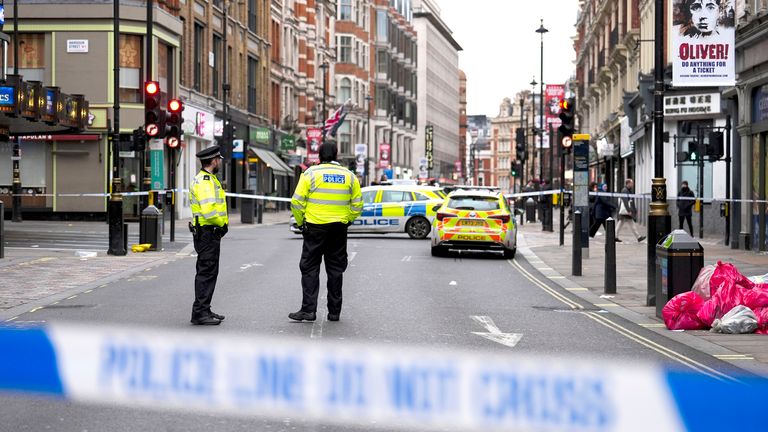 The incident took place on Shaftesbury Avenue. File pic: PA