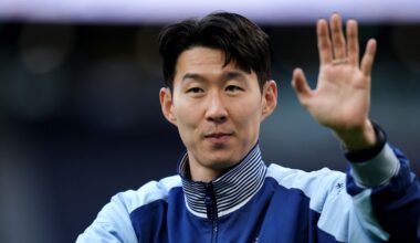 Son Heung-min. Pic: PA