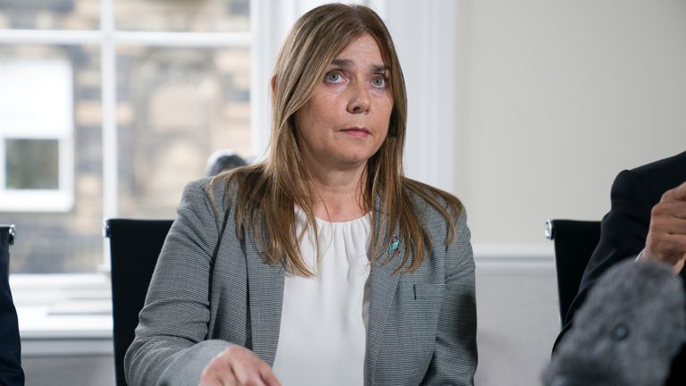 Tracy Scott, Ethan's mother. Pic: PA