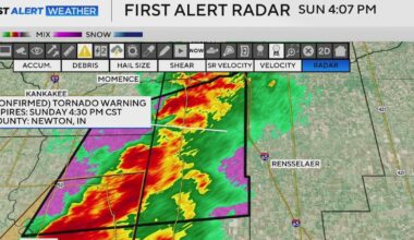 Severe storms hit Chicago area, parts of Northwest Indiana