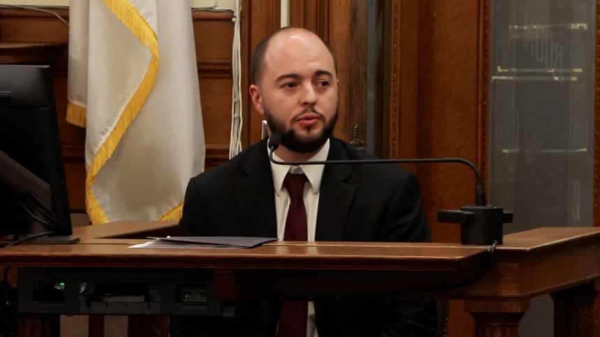 Davis Gould, a forensic scientist from the Massachusetts State Police Crime Laboratory, walked jurors through a collection of items recovered from the trash following Ana Walshe's disappearance.