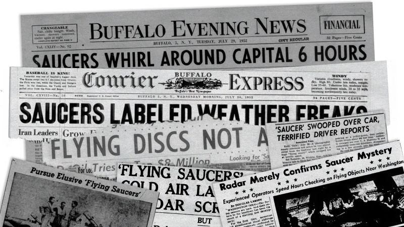In 1952, DC’s skies were littered with US fighter jets chasing UFOs. More than 70 years later, the mystery persists