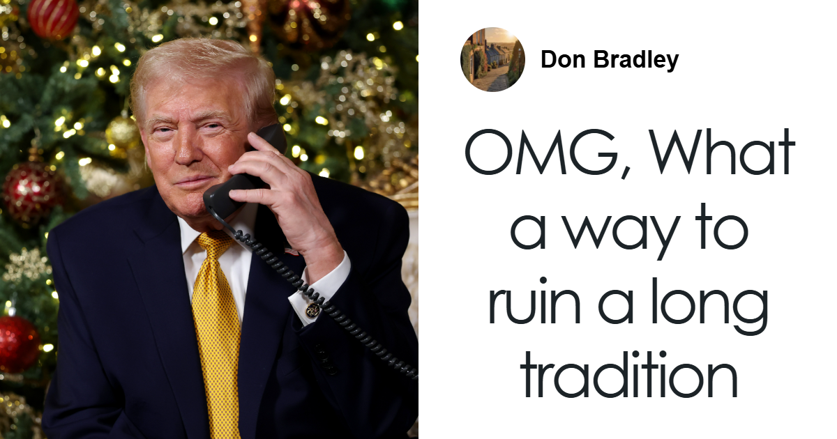 Trump's "Demented" Comments About "Bad Santa" To Kids On Christmas Eve Spark Outrage