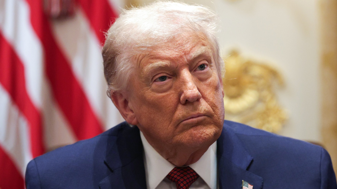 Trump to address the nation as his popularity dips in the face of economic concerns : NPR