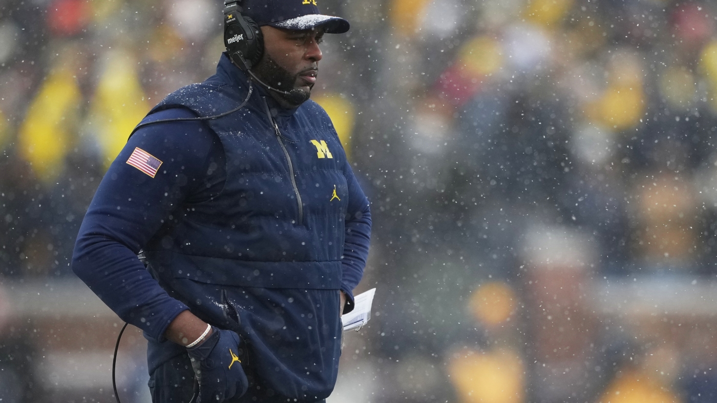 Former Michigan football coach Sherrone Moore jailed : NPR