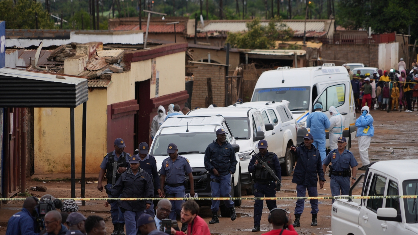 9 killed, 10 wounded in South African pub shooting : NPR