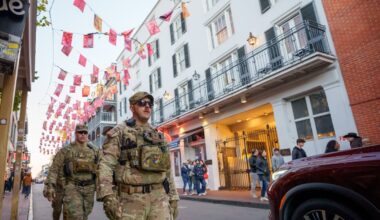 National Guard arrives in New Orleans for 1st New Year's since Bourbon Street attack : NPR