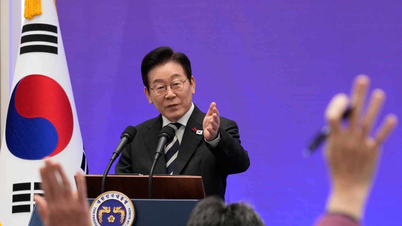 One year after martial law crisis, South Korea celebrates its democracy's resilience : NPR