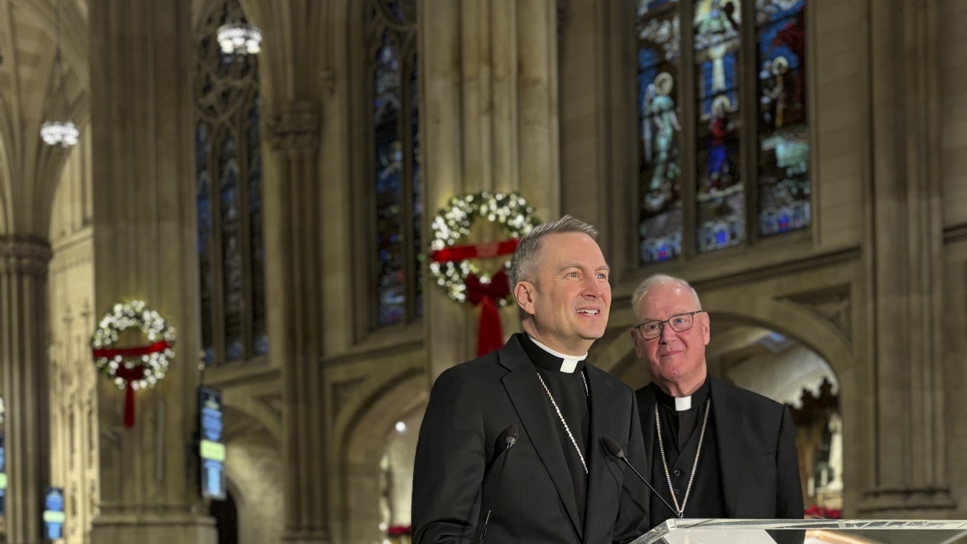 Ronald Hicks, the new archbishop of of New York, has a background that looks a lot like Pope Leo's : NPR