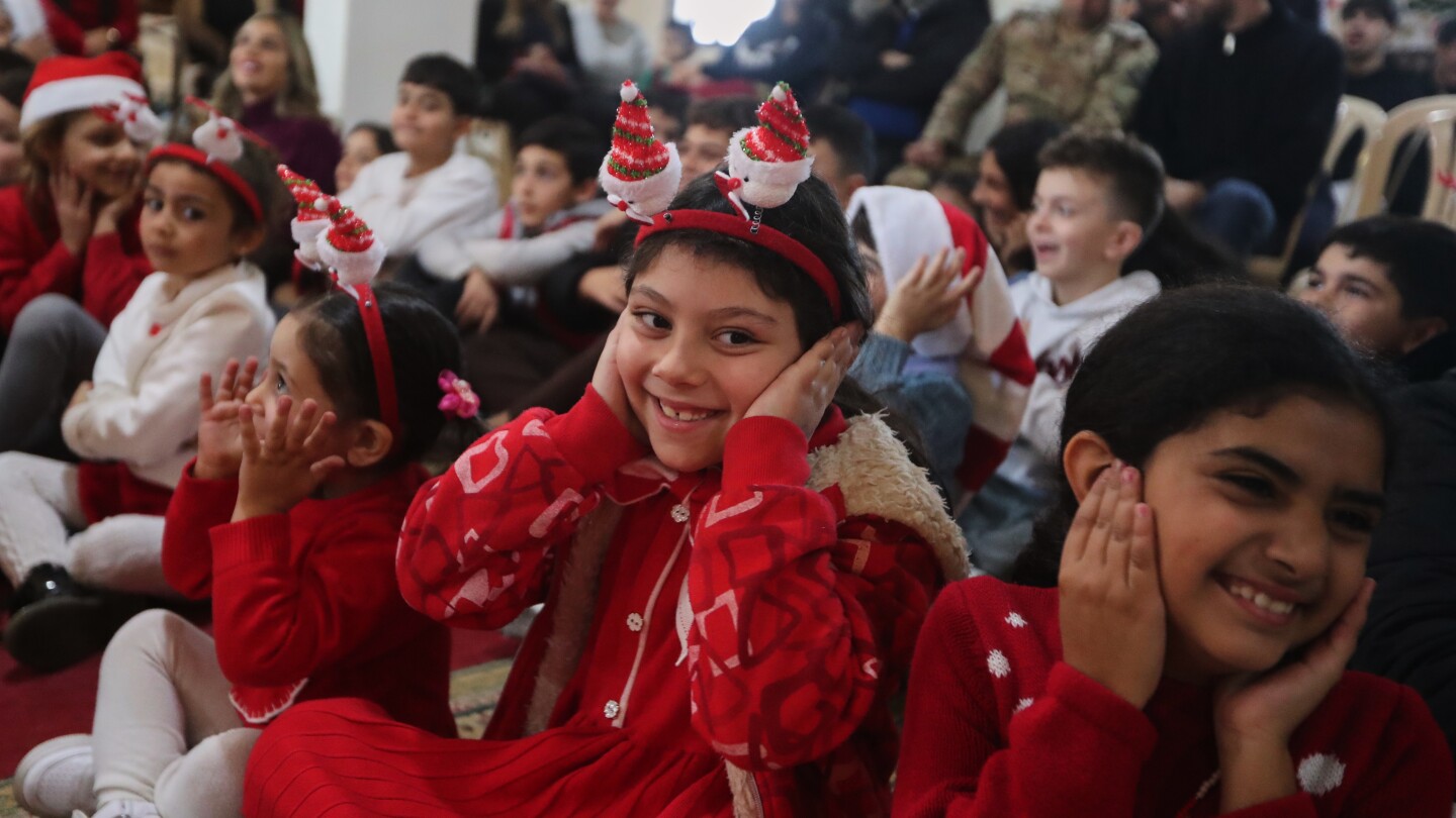AP photos of Christmas celebrations around the world