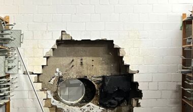 Thieves drill into a German bank vault and steal tens of millions of euros worth of property