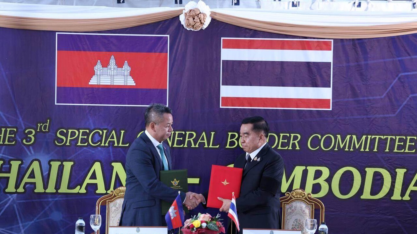 Thailand and Cambodia sign a ceasefire to end border fighting