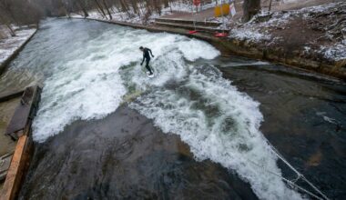 Debate over surfing in German park gets gnarly after city removes wave-creating device