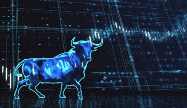 Artist rendering of a bull market.